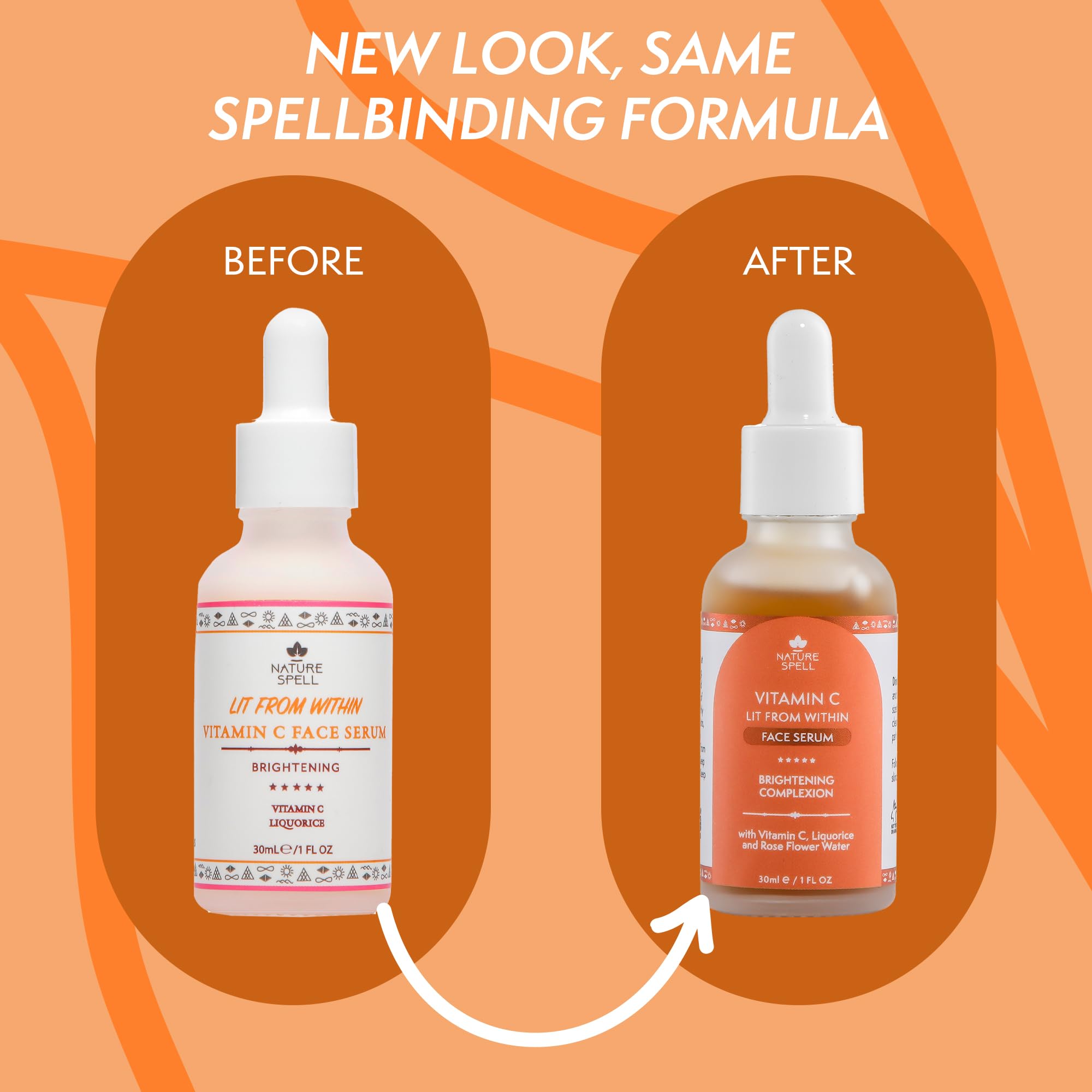 Nature Spell Vitamin C Face Serum, Reduces Signs of Aging & Brightens Skin Tone, Infused with Rose Water & Liquorice, Vegan, 1 fl oz - Image 6